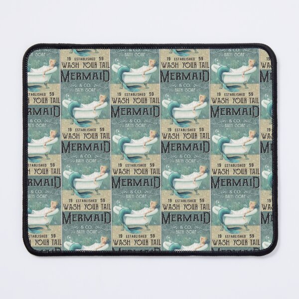 Item preview, Vintage Mermaid and Company bath soap 1959 Wash your Tail  designed and sold by Lauren  paige.