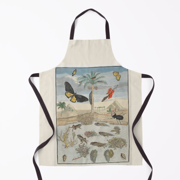Item preview, Insects and Fish with Island Background  Maria Sibylla Merian  designed and sold by TeeARTHY.