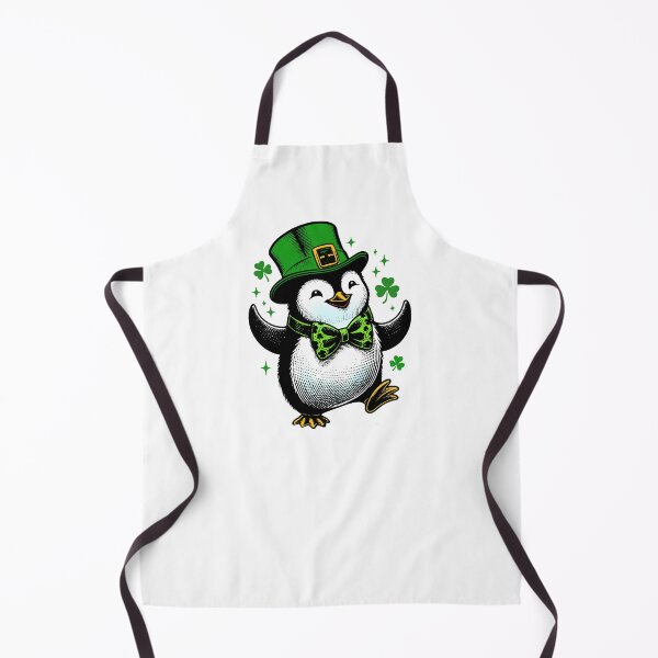 Item preview, Penguin leprechaun dancing st patricks day designed and sold by Graffik-Peeps.