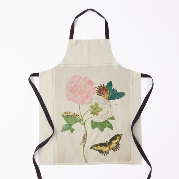 Item preview, Confederate Rose with Androgeus Swallowtail Butterfly  Maria Sibylla Merian  designed and sold by TeeARTHY.