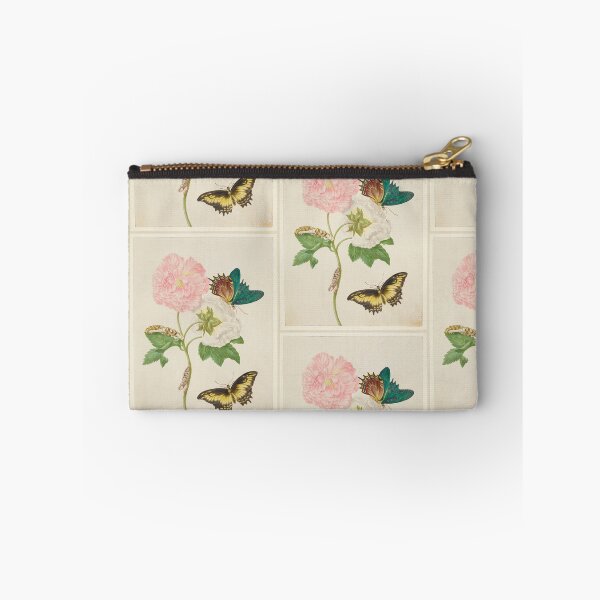 Item preview, Confederate Rose with Androgeus Swallowtail Butterfly  Maria Sibylla Merian  designed and sold by TeeARTHY.