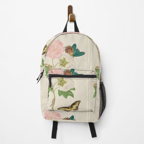Item preview, Confederate Rose with Androgeus Swallowtail Butterfly Maria Sibylla Merian designed and sold by TeeARTHY.