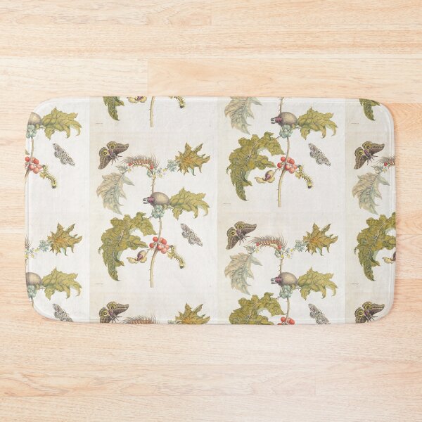 Item preview, Coconilla with Silk Moth and Molippa Nibasa Moth  Maria Sibylla Merian  designed and sold by TeeARTHY.