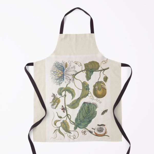 Item preview, Branch of Water Lemon with Snout Moth, Brush-Footed Butterfly larva and Flag-Footed Bug  Maria Sibylla Merian  designed and sold by TeeARTHY.