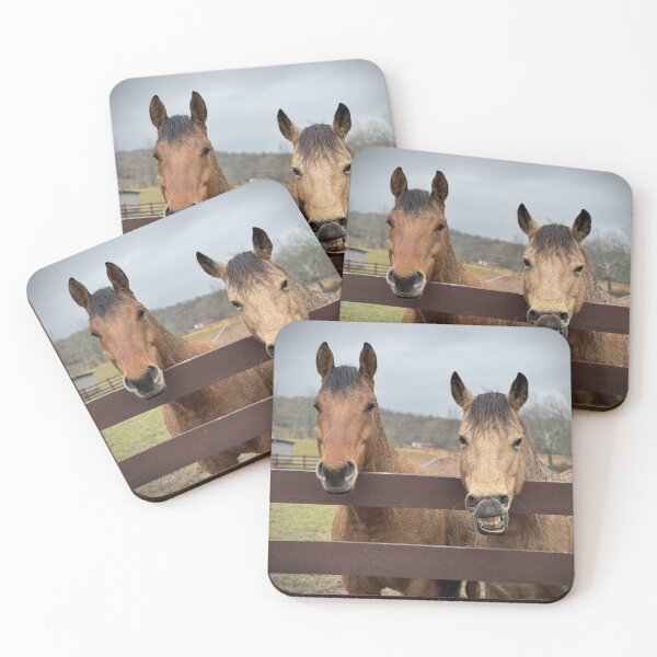 Item preview, Two horses side by side. One laughing, one serious. designed and sold by GaryStory.