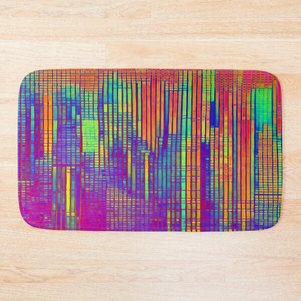 Item preview, Vibrant Geometric Abstract Colorful Pixel Art designed and sold by DreamsArtwear.
