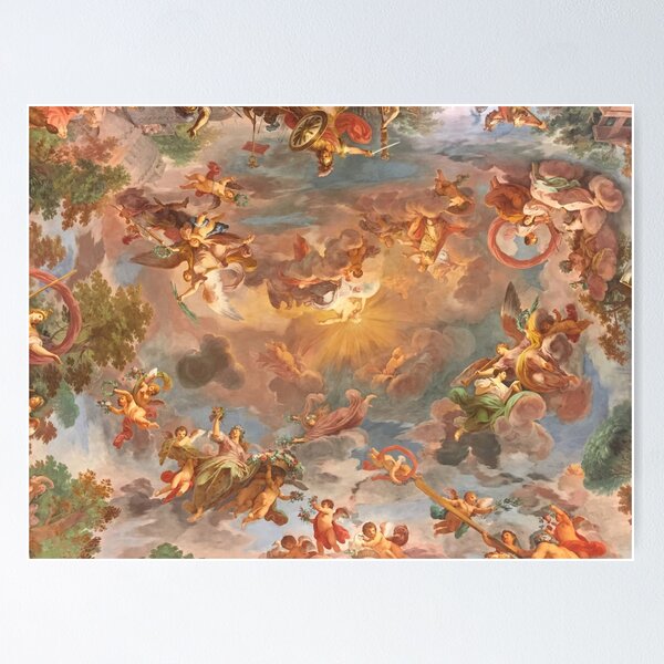 Item preview, Renaissance Painting Cherubs Rome Fresco Ceiling designed and sold by Onodera.