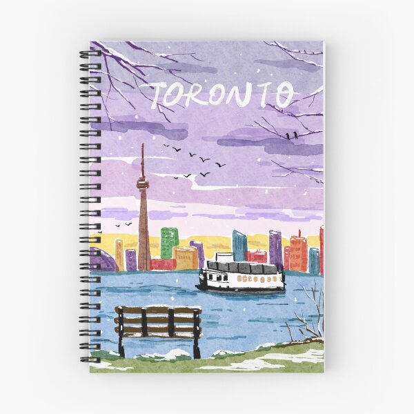 Item preview, Toronto Landmarks - Skyline in Winter designed and sold by joqiao.