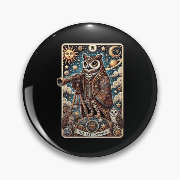 Item preview, The Astronomer Owl Tarot Card designed and sold by litchick1977.