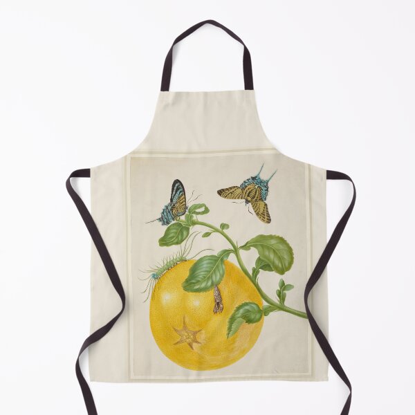 Item preview, Branch of Pomelo with Green-Banded Urania Moth  Maria Sibylla Merian  designed and sold by TeeARTHY.