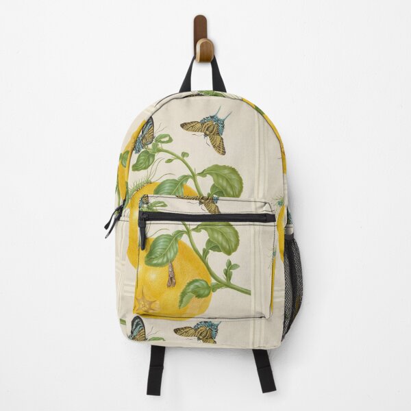 Item preview, Branch of Pomelo with Green-Banded Urania Moth Maria Sibylla Merian designed and sold by TeeARTHY.