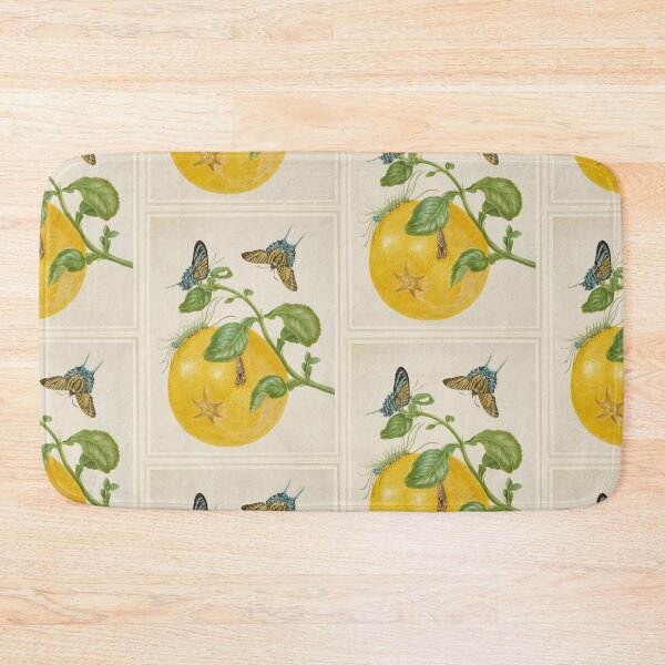 Item preview, Branch of Pomelo with Green-Banded Urania Moth  Maria Sibylla Merian  designed and sold by TeeARTHY.