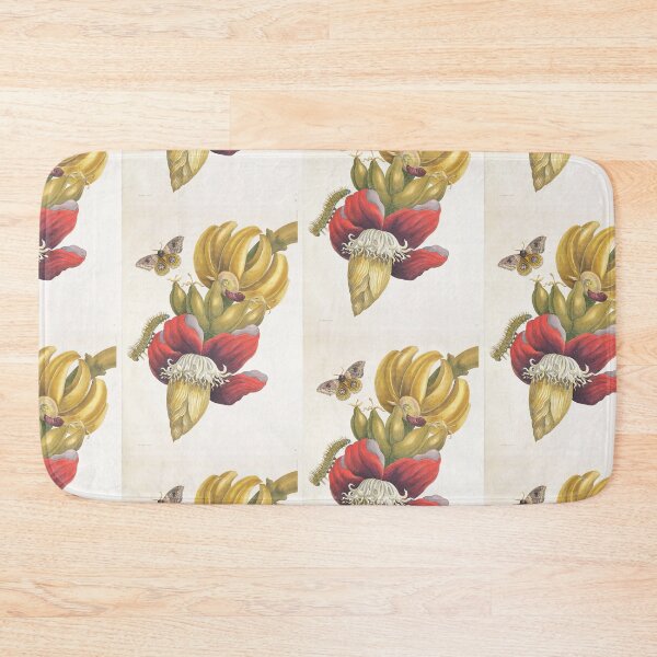 Item preview, Branch of Banana with Bullseye Moth Maria Sibylla Merian  designed and sold by TeeARTHY.