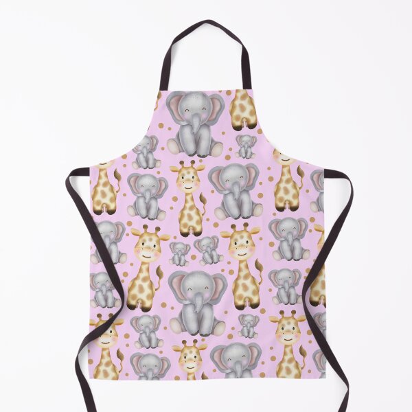 Item preview, Elephants and giraffes cute pattern designed and sold by Topmel.
