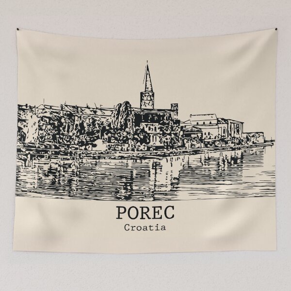 Item preview, Poreč - Croatia designed and sold by Lakeric Cityscapes.