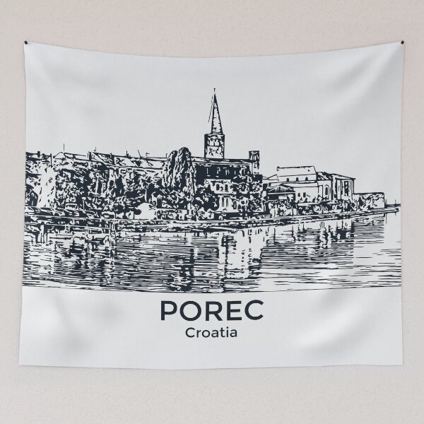 Item preview, Poreč - Croatia designed and sold by Lakeric Cityscapes.