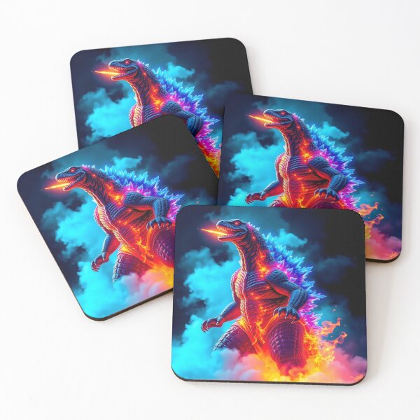 Item preview, Dinosaur  in fire designed and sold by Designfs.
