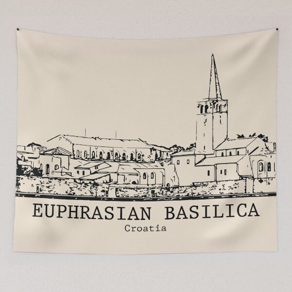 Item preview, Euphrasian Basilica - Croatia designed and sold by Lakeric Cityscapes.