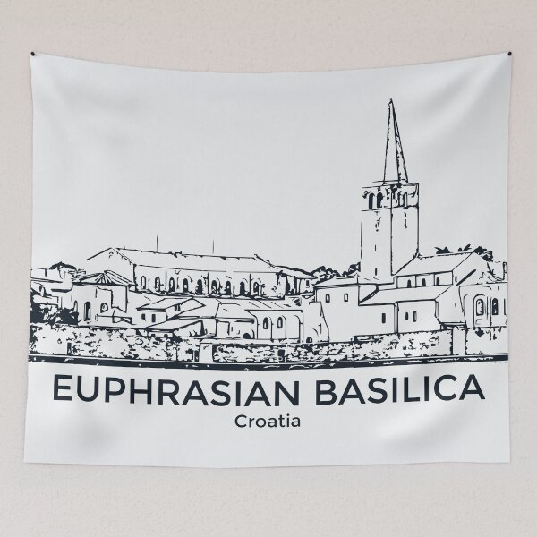 Item preview, Euphrasian Basilica - Croatia designed and sold by Lakeric Cityscapes.