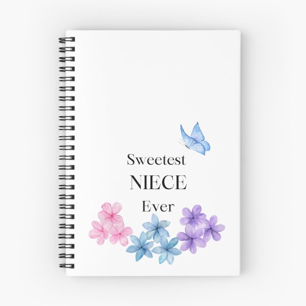 Item preview, Sweetest NIECE Ever 17 - colorful,  flowers and butterfly  designed and sold by AlinaSCorner.