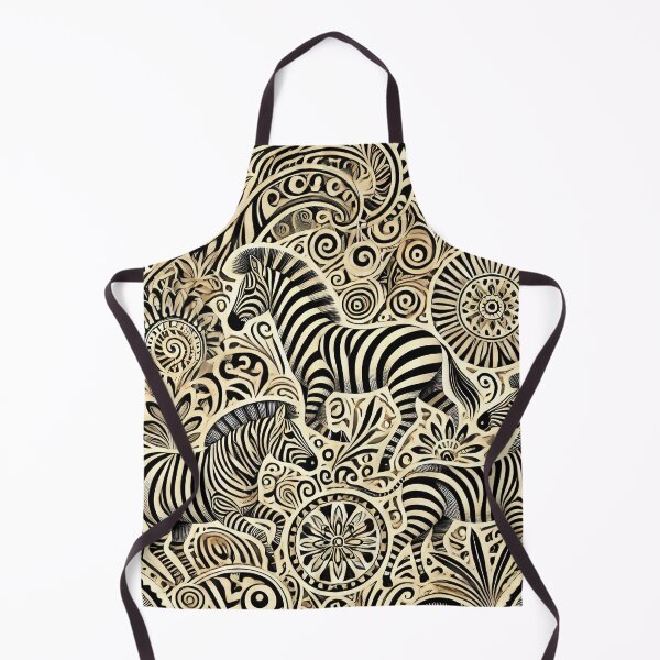 Item preview, Tribal Zebra Carving Art designed and sold by WildlifeSafari.