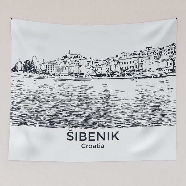 Item preview, Šibenik - Croatia designed and sold by Lakeric Cityscapes.
