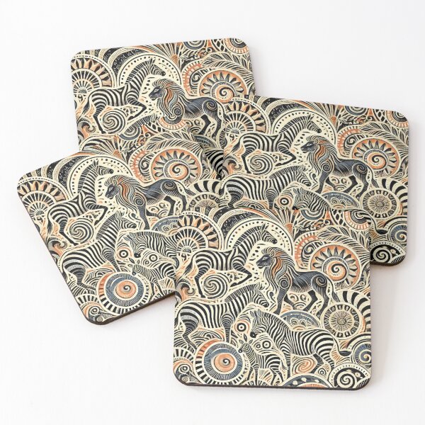 Item preview, Tribal Zebra Heritage designed and sold by WildlifeSafari.