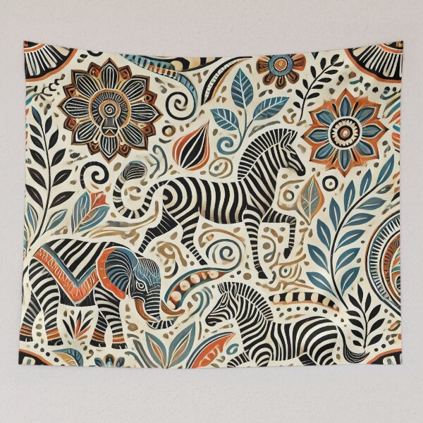 Item preview, Traditional Ethno Zebra designed and sold by WildlifeSafari.