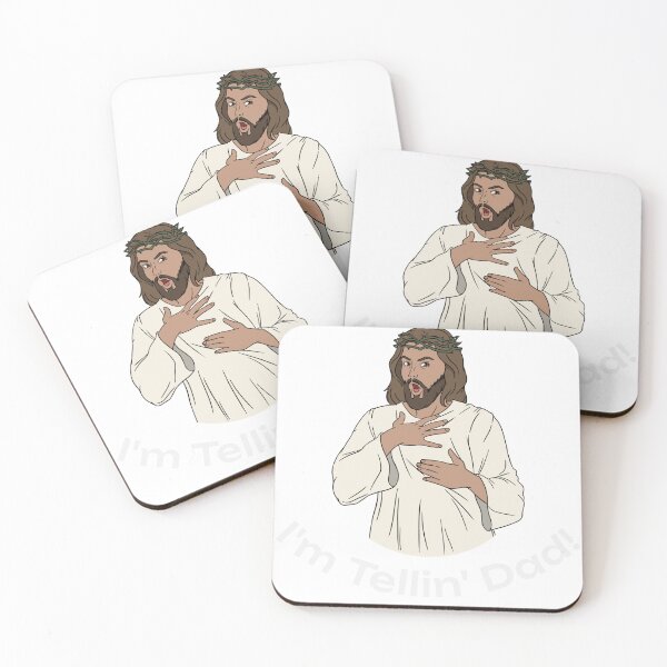 Item preview, "I'm Tellin' Dad" - Jesus designed and sold by Shirt Slanger.
