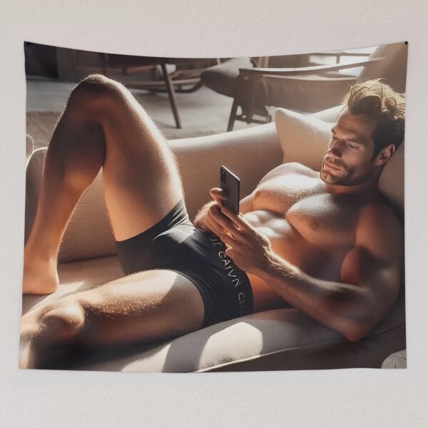 Item preview, Henry cavill relaxing designed and sold by ZamanEcho.