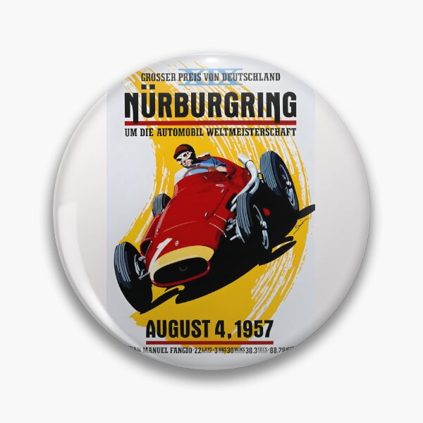 Item preview, Blast from the past art Nurburgring 1957 designed and sold by Helios Be. Lavsh.