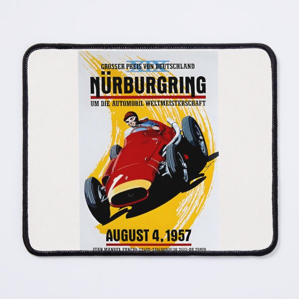 Item preview, Blast from the past art Nurburgring 1957 designed and sold by Helios Be. Lavsh.