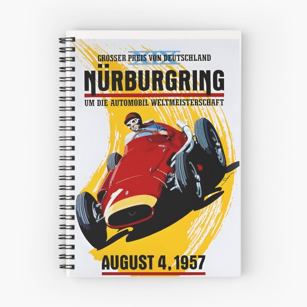 Item preview, Blast from the past art Nurburgring 1957 designed and sold by Helios Be. Lavsh.
