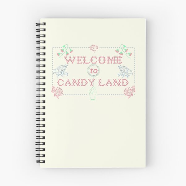 Item preview, "Welcome to Candy Land" Embroidered Motto designed and sold by roselikething.