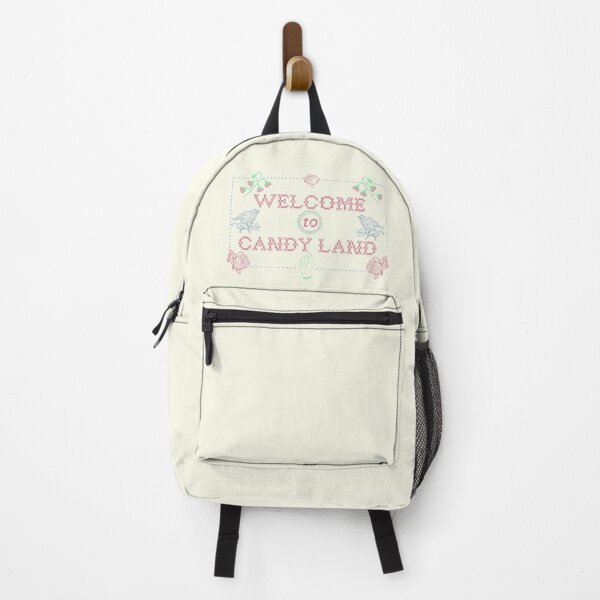 Item preview, "Welcome to Candy Land" Embroidered Motto designed and sold by roselikething.