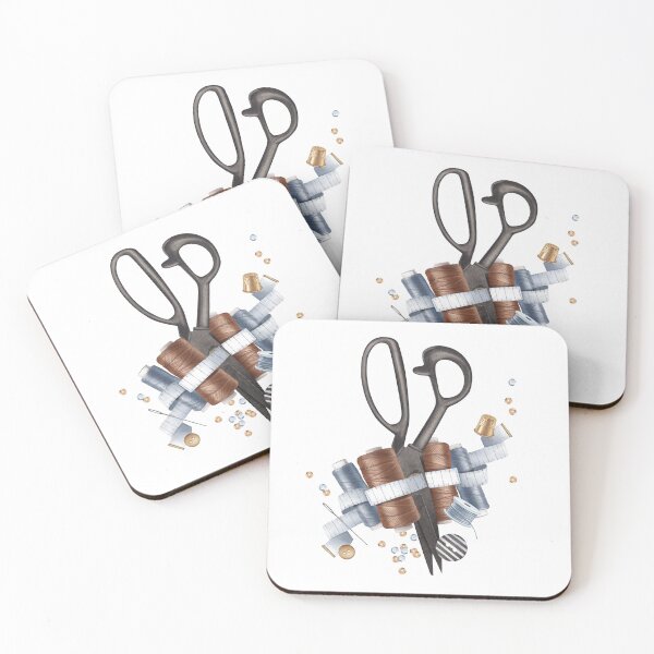 Item preview, Sewing forever. Watercolor illustrations for needlewomen, fashion designers and seamstresses. designed and sold by XDenisova.