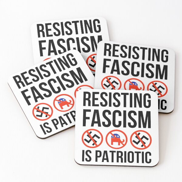 Item preview, Resisting fascism is patriotic  designed and sold by Rachel the Artist .