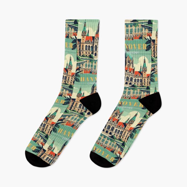 Item preview, Retro Hannover Lower Saxony in Germany Art Travel Landscape designed and sold by MaateoDesign.