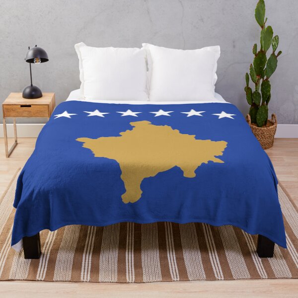 Item preview, Flag of Kosovo designed and sold by TinaJostDesigns.