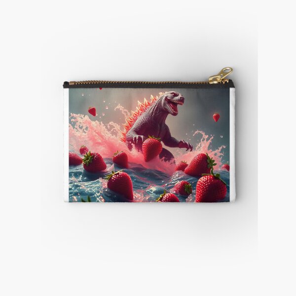 Item preview, Dinosaur with many strawberries on the sea  designed and sold by Designfs.