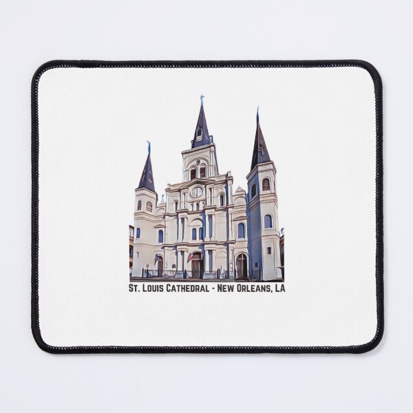 Item preview, Iconic New Orleans St. Louis Cathedral| French Quarter Sticker | Mardi Gras New Orleans Tshirt designed and sold by MerchMaid1981.