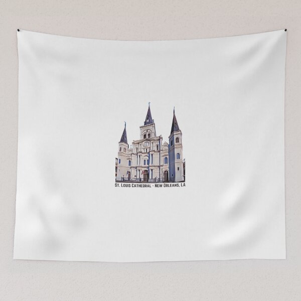 Item preview, Iconic New Orleans St. Louis Cathedral| French Quarter Sticker | Mardi Gras New Orleans Tshirt designed and sold by MerchMaid1981.