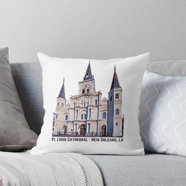 Item preview, Iconic New Orleans St. Louis Cathedral| French Quarter Sticker | Mardi Gras New Orleans Tshirt designed and sold by MerchMaid1981.
