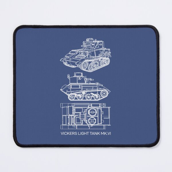 Item preview, Vickers Light Tank Mark VI WW2 Blueprints designed and sold by MilitaryMart.
