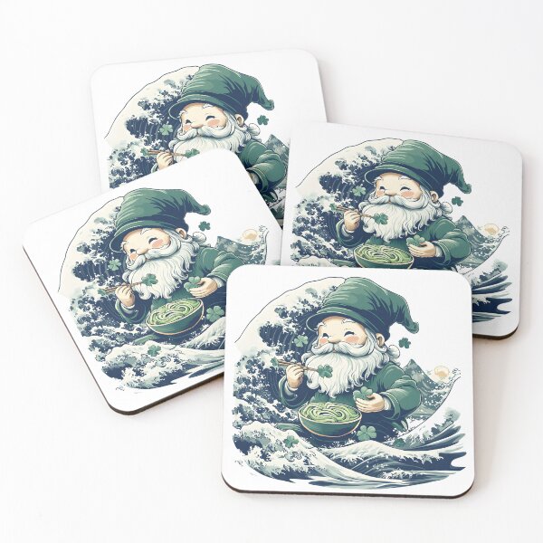 Item preview, St. Patrick’s Day Gnome Ramen Waves - Cute Irish Lucky Shamrock designed and sold by AnnDesignStudio.