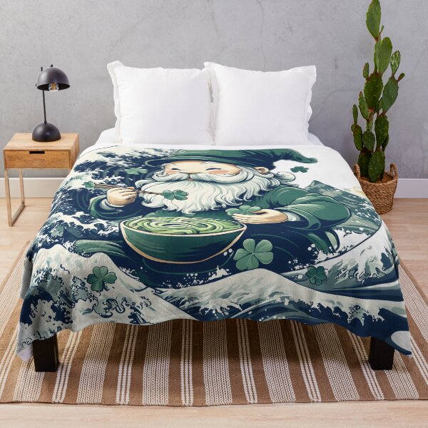Item preview, St. Patrick’s Day Gnome Ramen Waves - Cute Irish Lucky Shamrock designed and sold by AnnDesignStudio.
