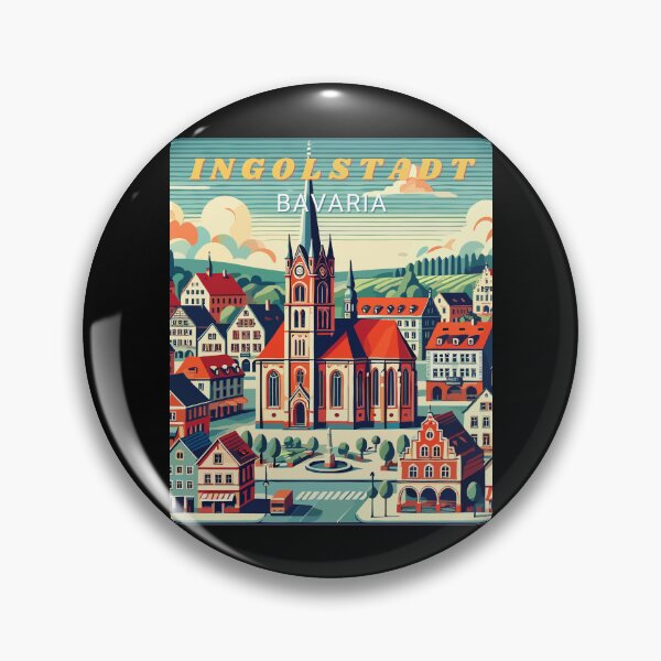 Item preview, Ingolstadt in Bavaria Germany Art Travel Landscape designed and sold by MaateoDesign.