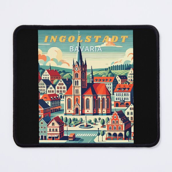 Item preview, Ingolstadt in Bavaria Germany Art Travel Landscape designed and sold by MaateoDesign.