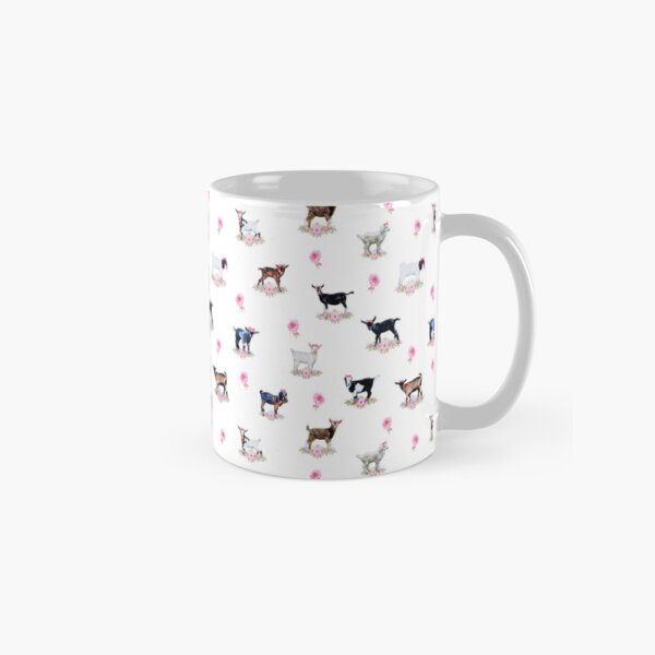 Item preview, Cute baby goats, twelve breeds of goat kids with floral accents designed and sold by CritterCapers.