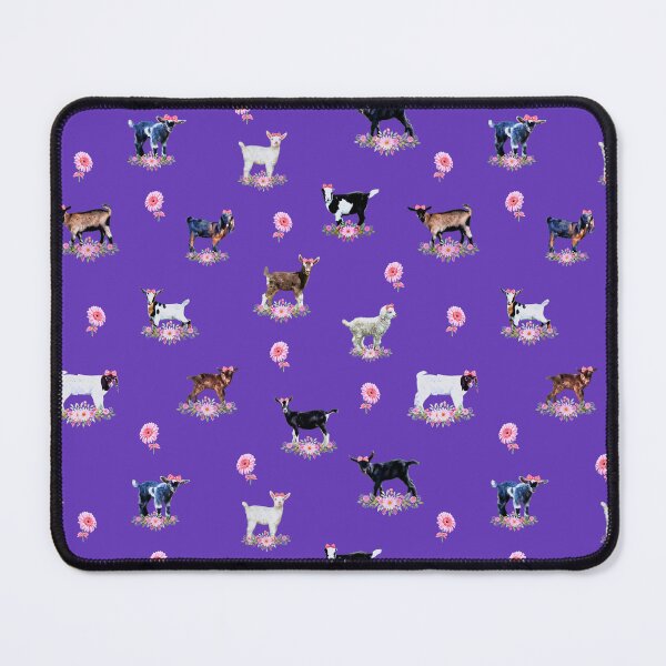 Item preview, Cute baby goats, twelve breeds of goat kids with floral accents designed and sold by CritterCapers.